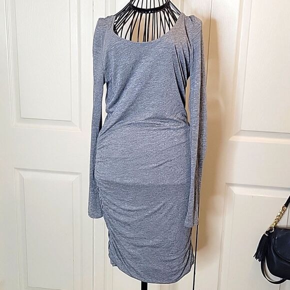 MOSSIMO Gray T-Shirt Dress Size Medium - Picture 1 of 7